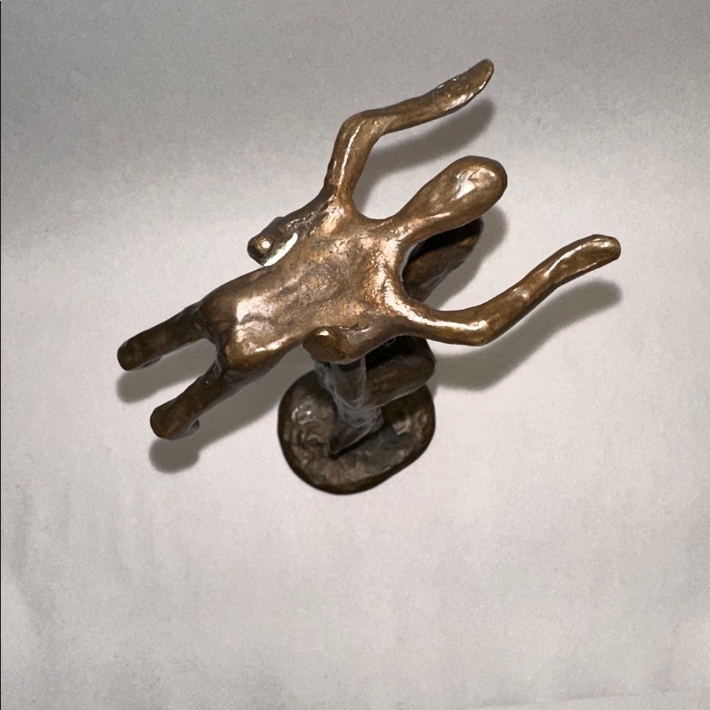 Bronze Sculpture Mother and Child 13” - Picture 5 of 10